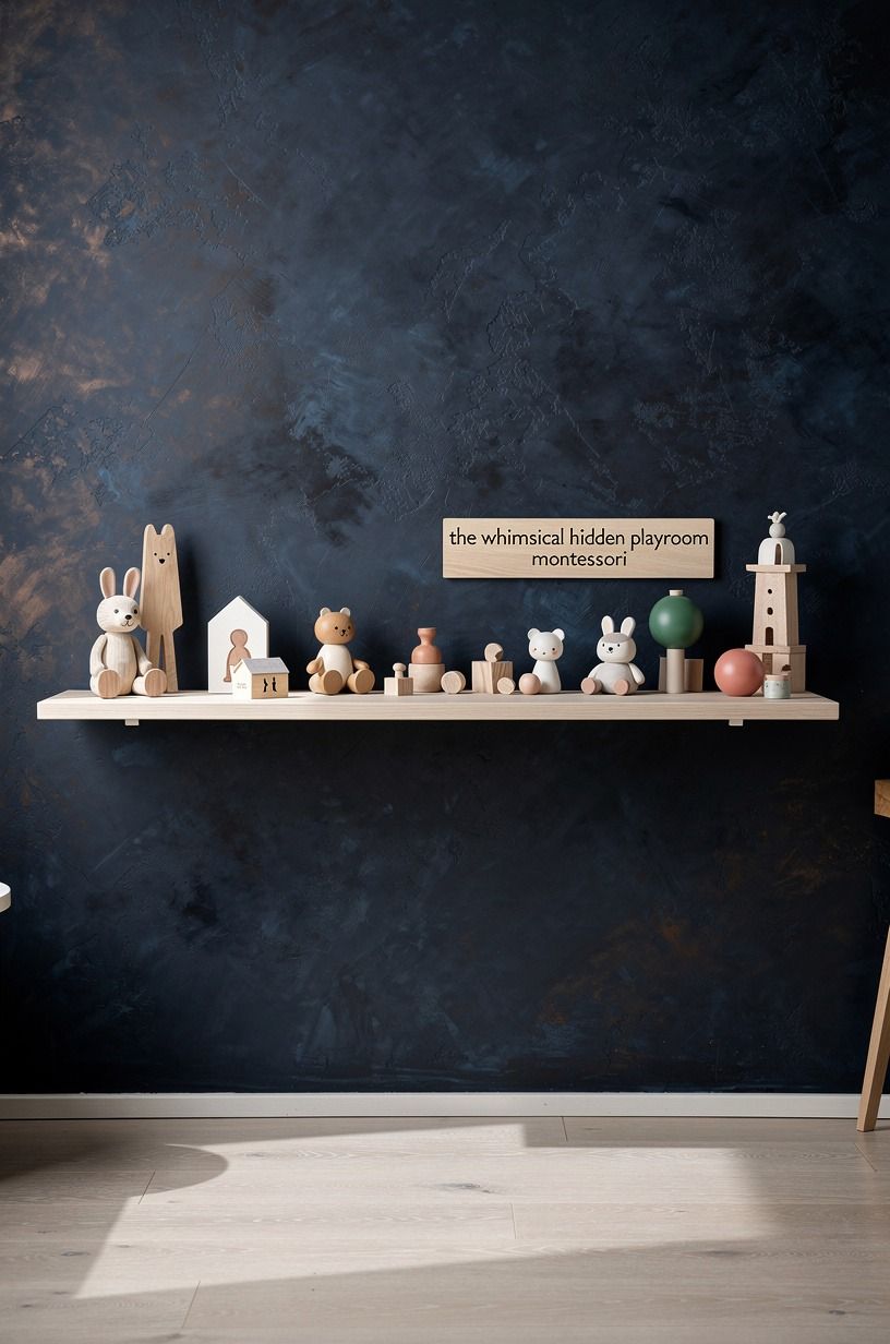 Float the low shelf instead of filling the wall