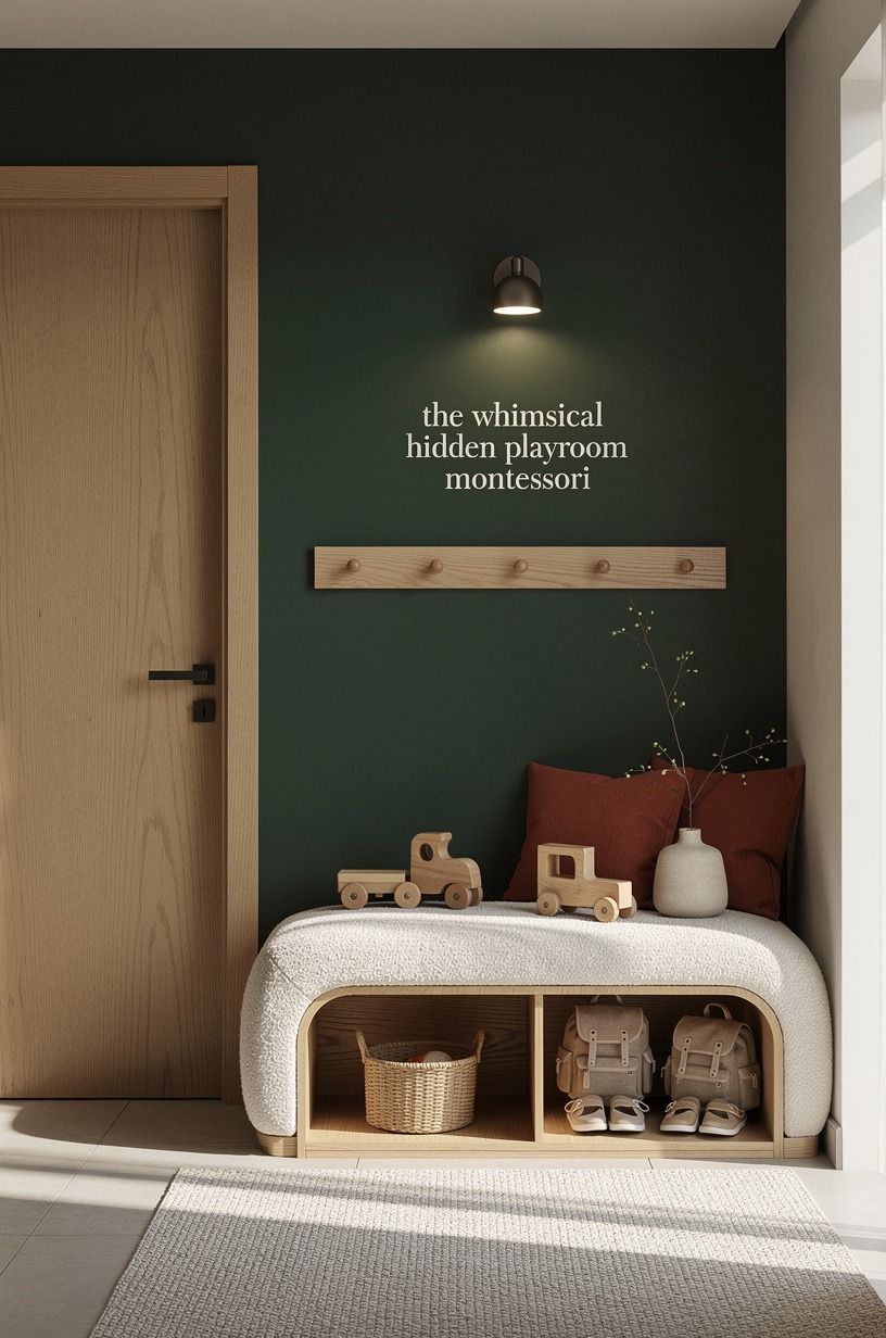 Paint the entry so it feels like a destination