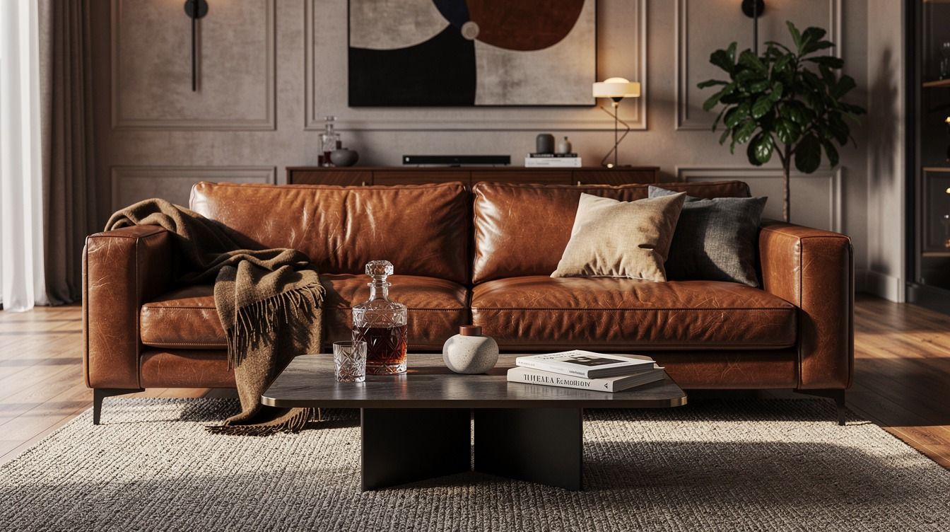 Cozy Whiskey Lounge Living Room Ideas, Sip in Style Every Day