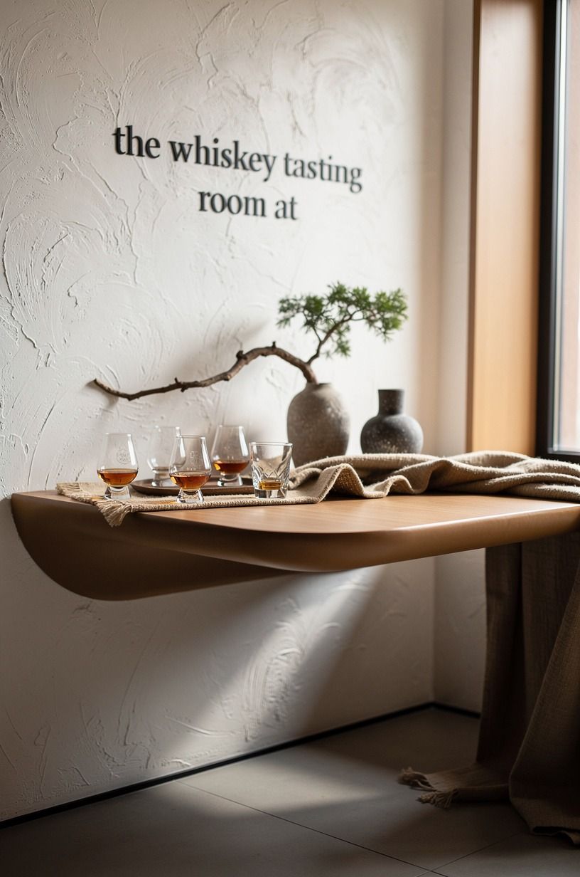 Float a tasting table instead of buying a full bar