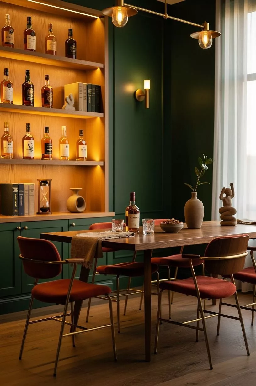 Paint a moody backdrop with the Bottle-Glow Rule
