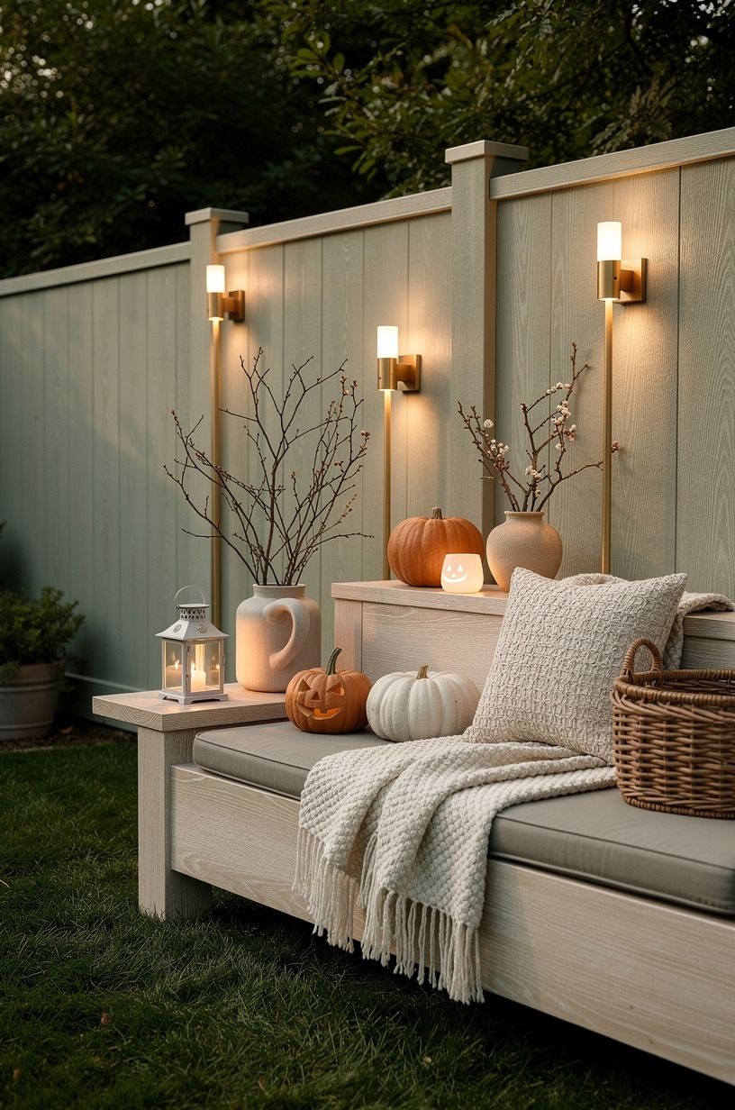 Build the Three-Height Light Stack for a Halloween Fence Line