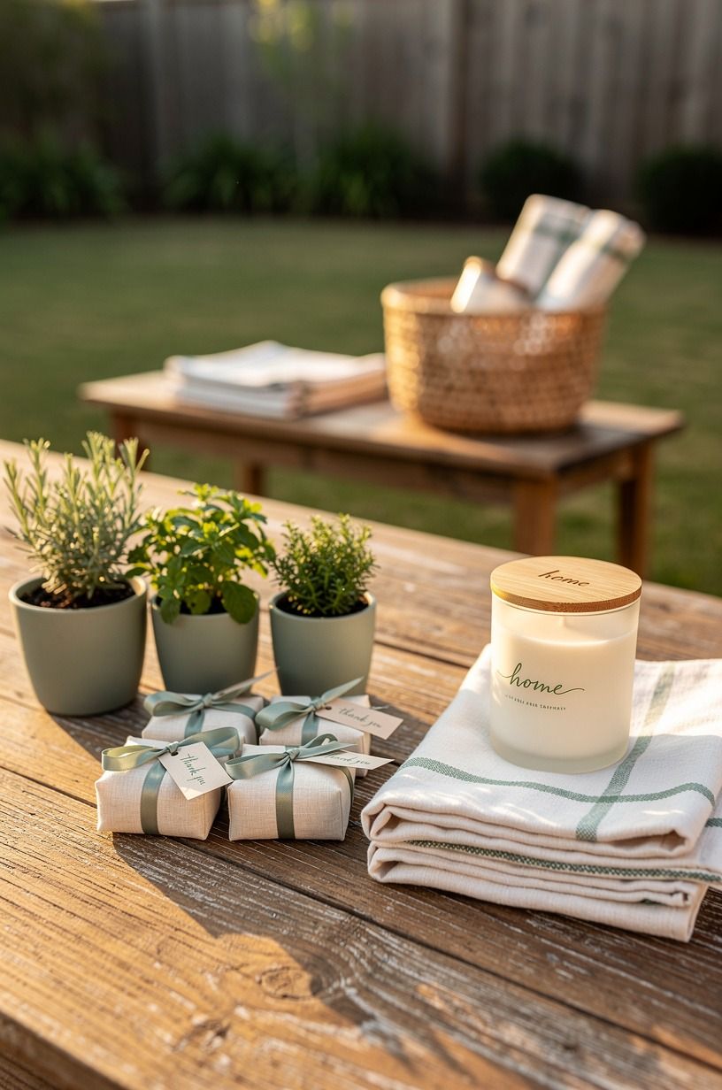 Finish With Useful Take-Home Favors