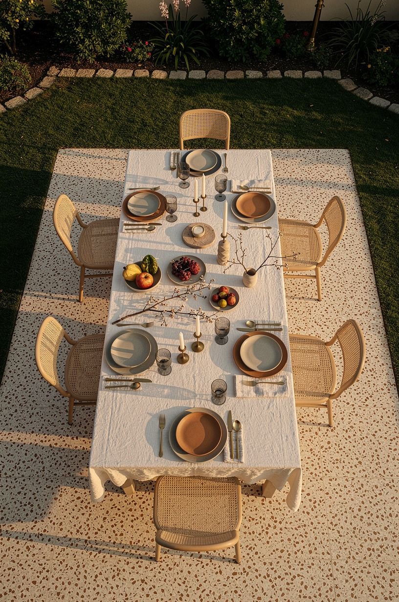 Frame the Food Table With the Two-Texture Rule