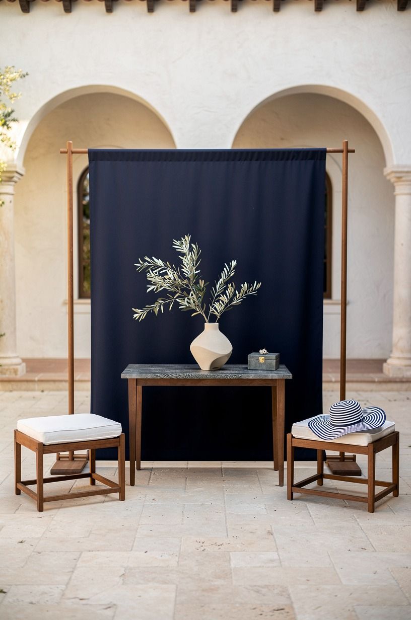 Hang a Backdrop Your Guests Can Use