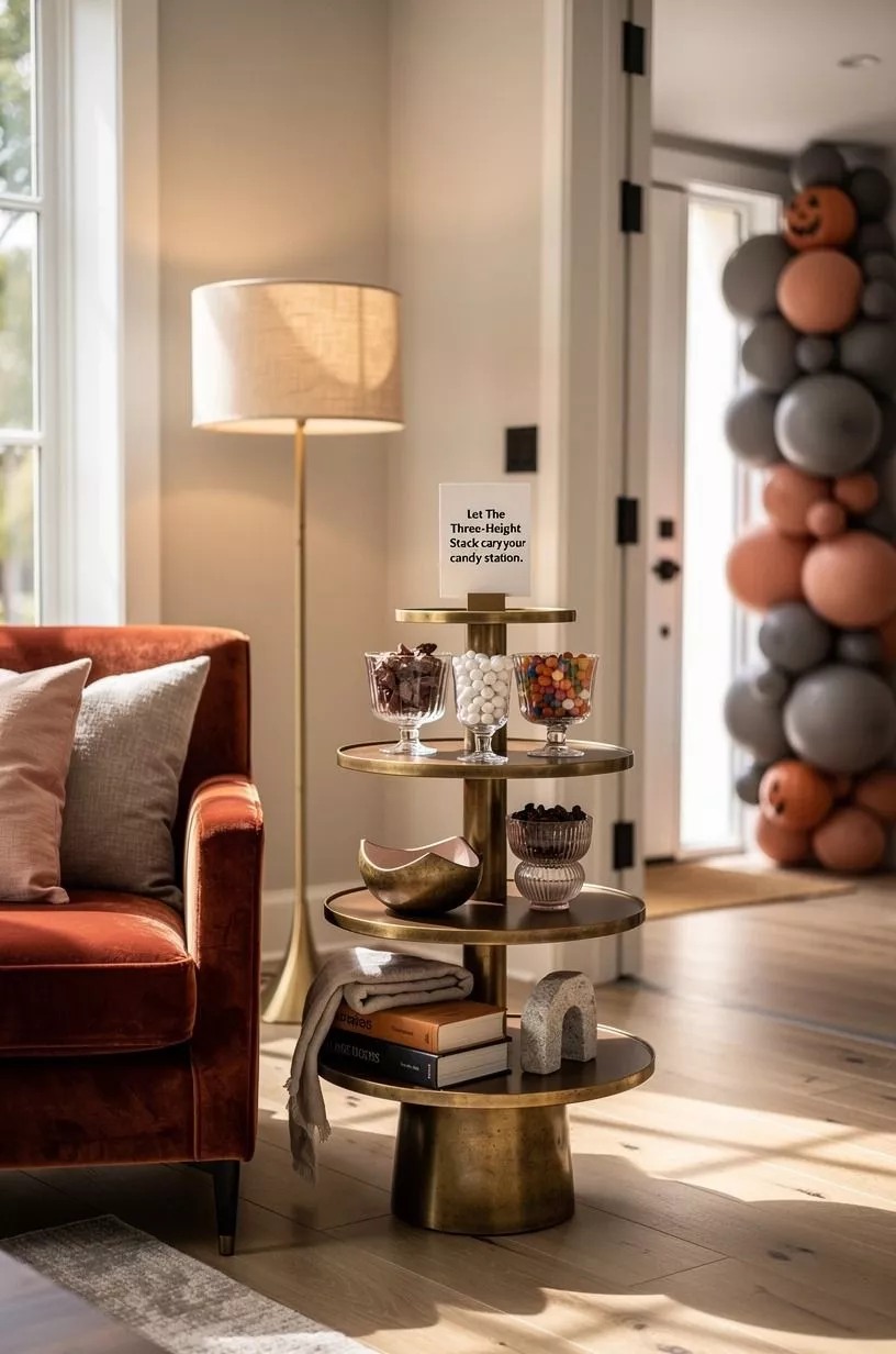 Let The Three-Height Stack carry your candy station