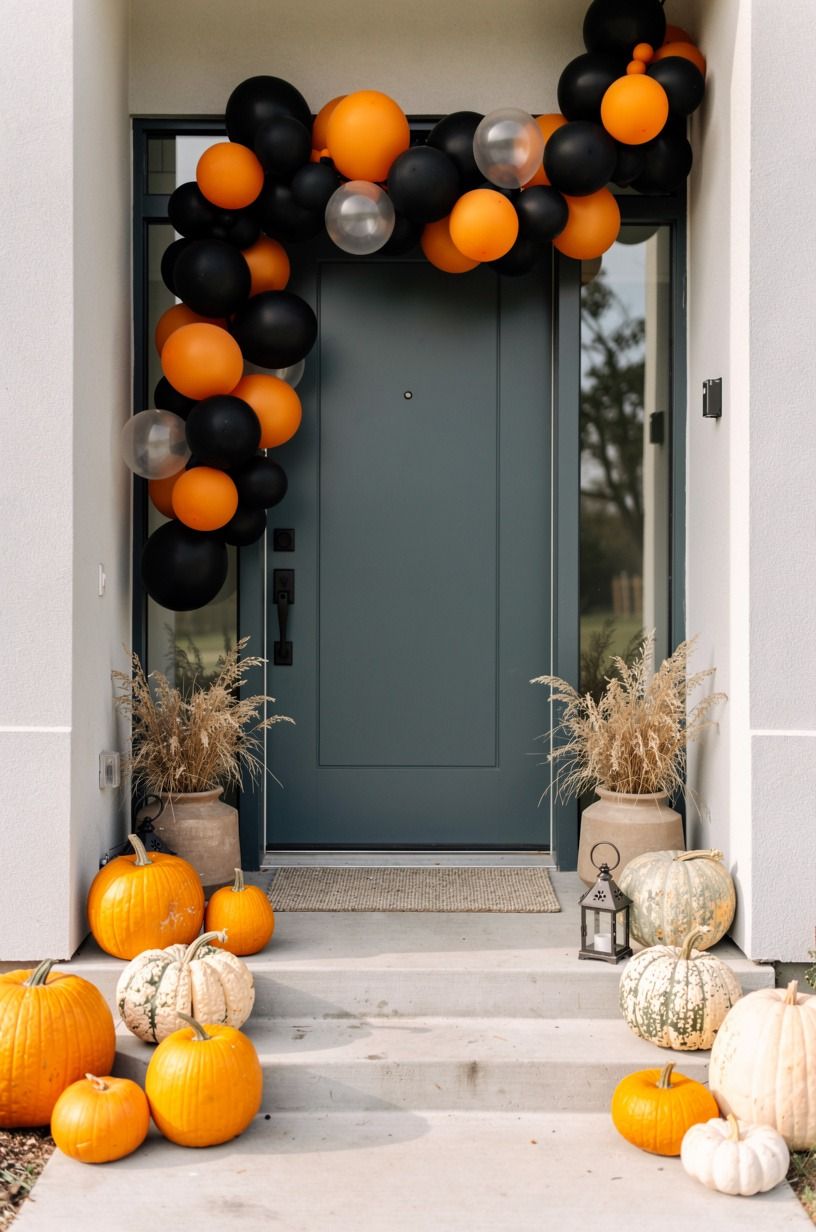 Use balloon tails for a 45-minute Halloween party DIY finish
