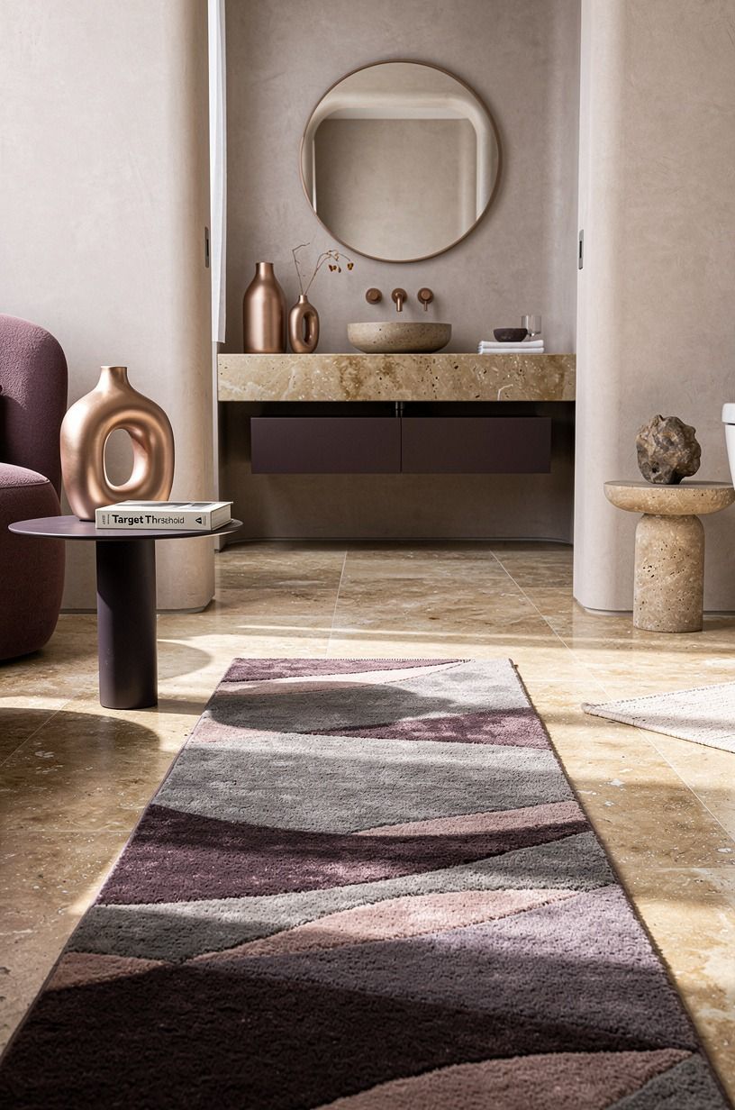 Anchor the room with a Target Threshold runner