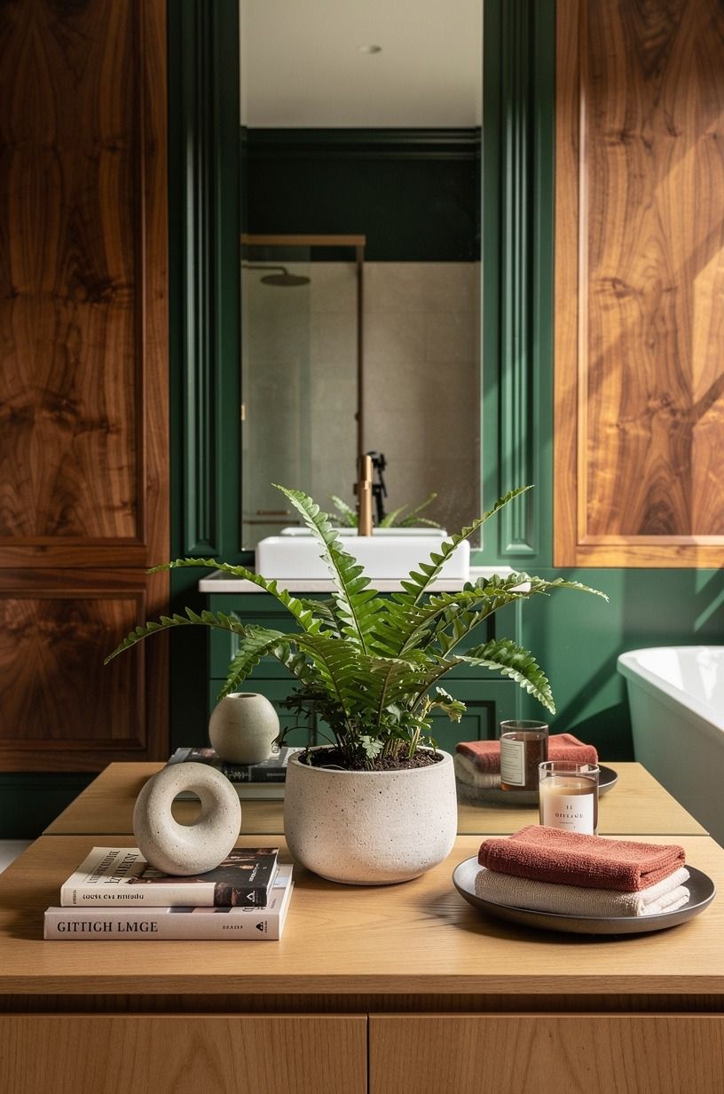 Bring in greenery with a practical plant