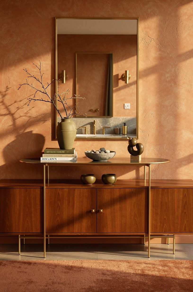 Choose brushed brass over chrome for warmth