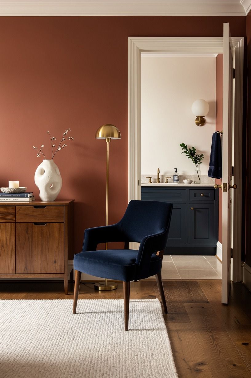 Contrast Terracotta With Creamy White