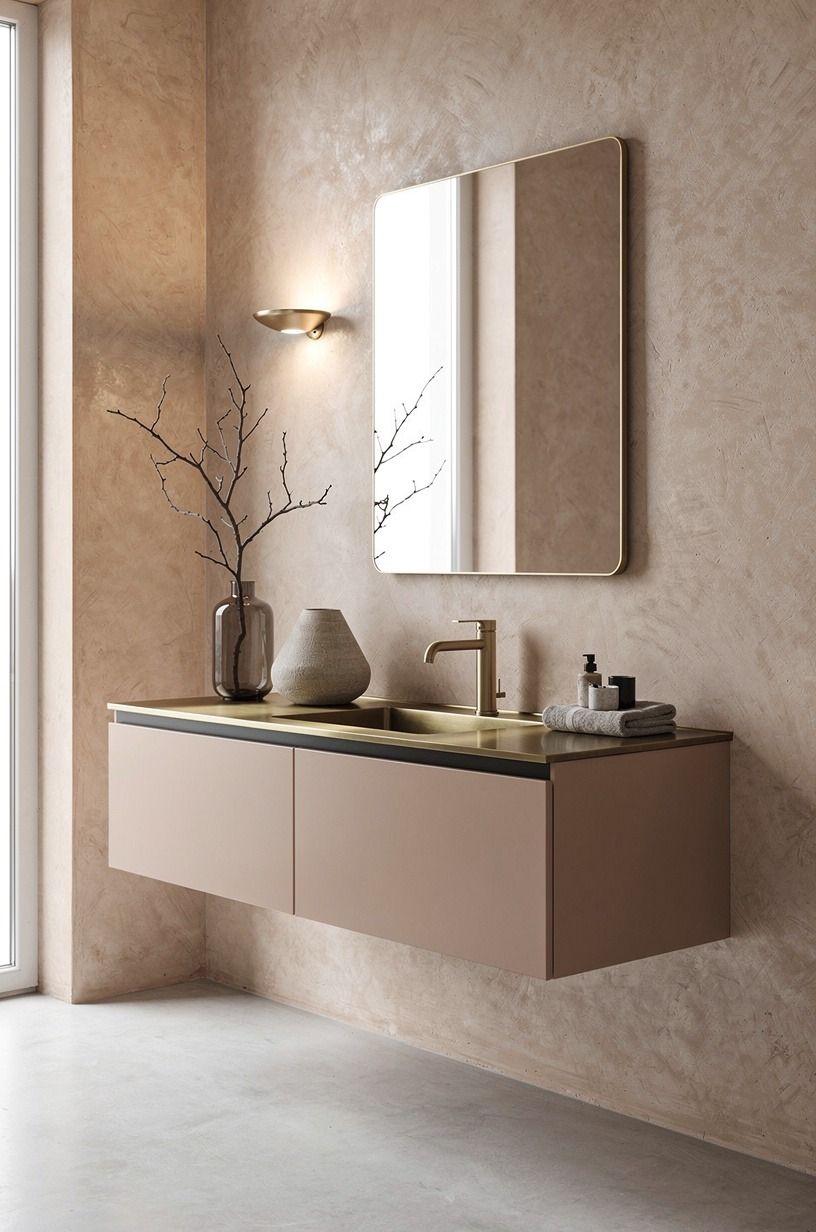 Float a vanity above the floor