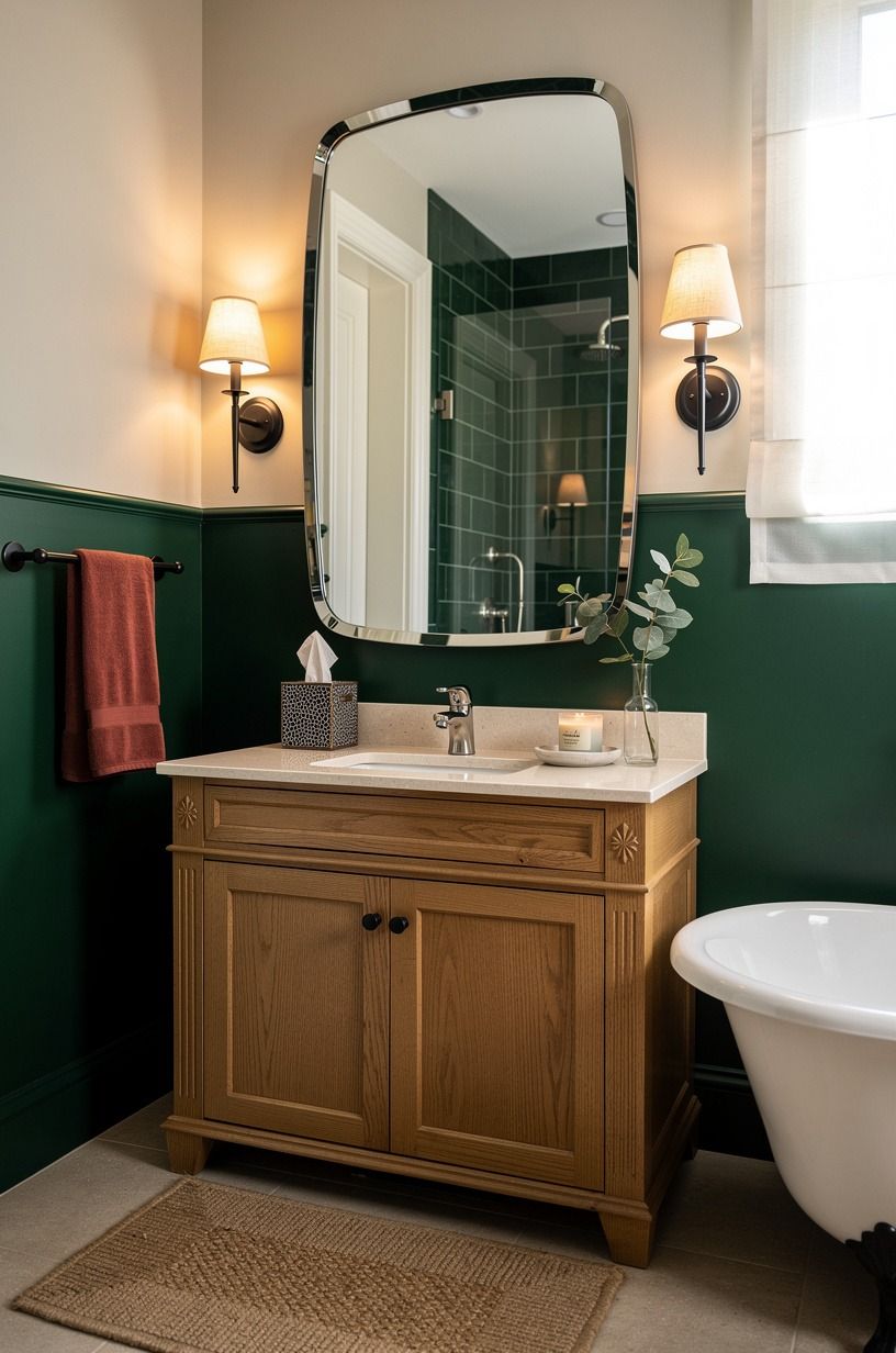 Frame the Mirror With a Soft, Reflective Edge