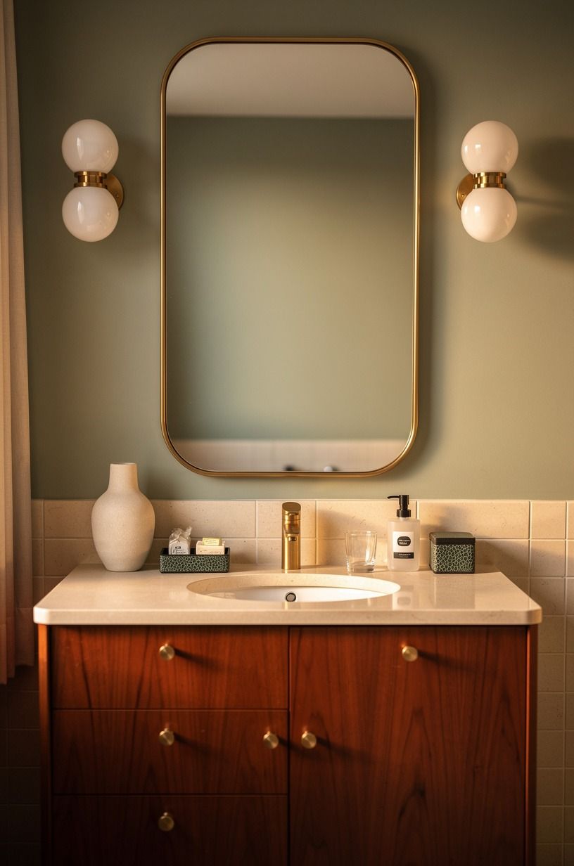 Hang a Warmer Mirror Above Your Vanity