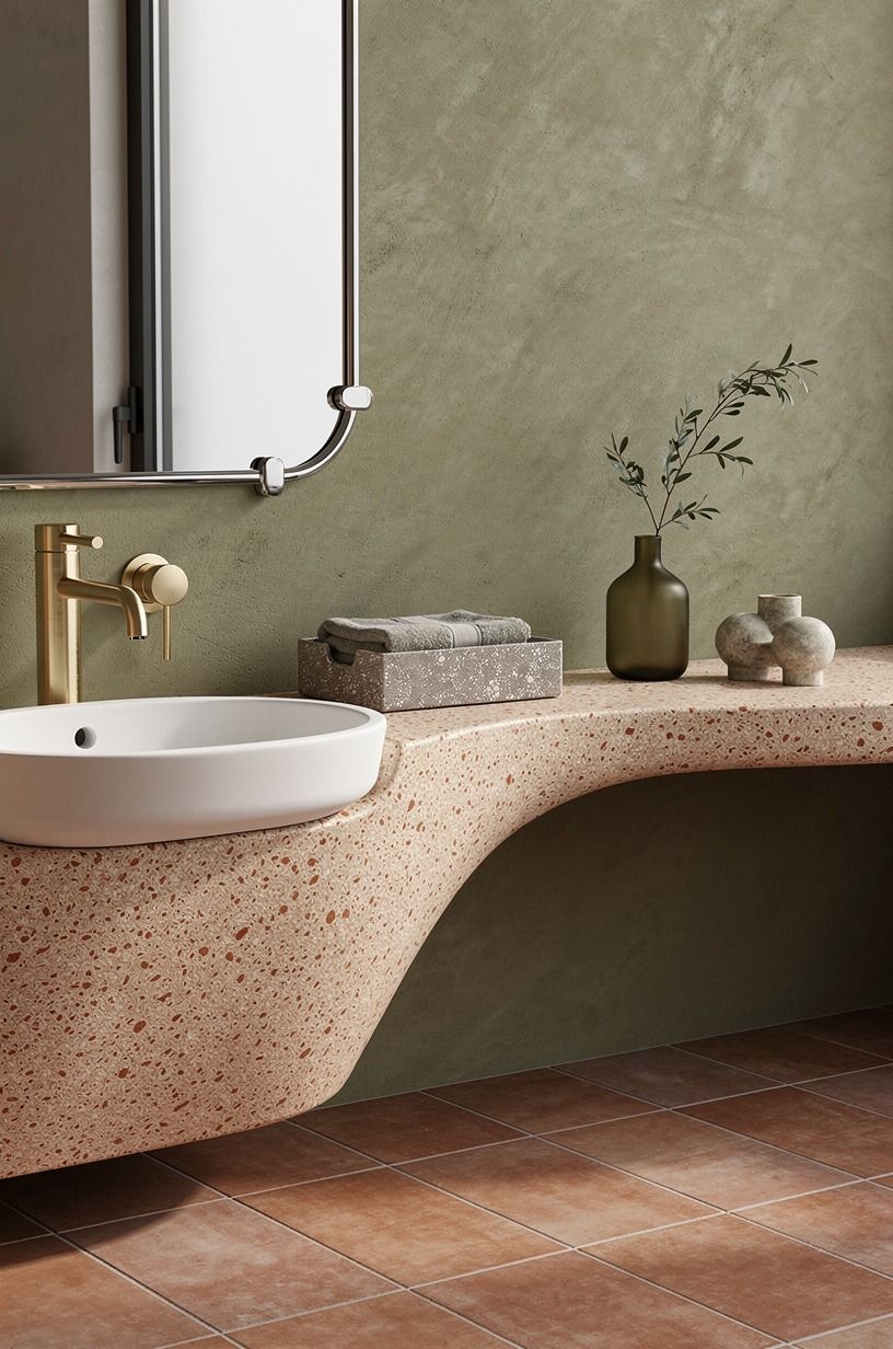 Mix Brass With Warm White Against Chrome