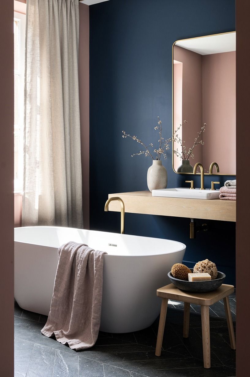 Paint One Wall in Farrow and Ball Hague Blue