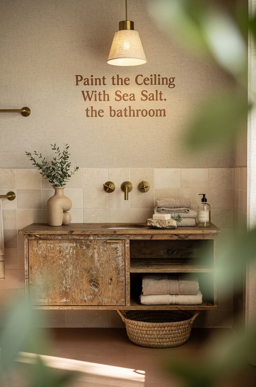 Paint the Ceiling With Sea Salt