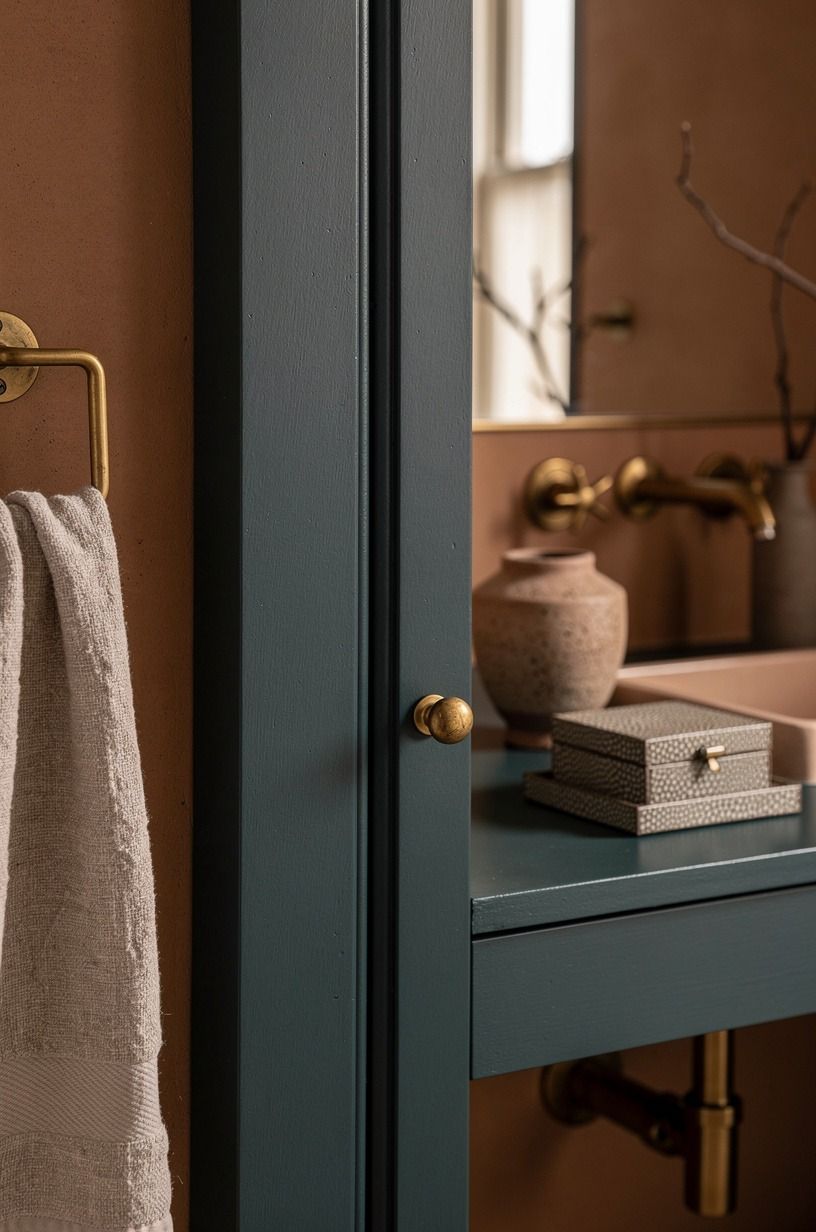 Paint the trim in Farrow & Ball Hague Blue No. 30