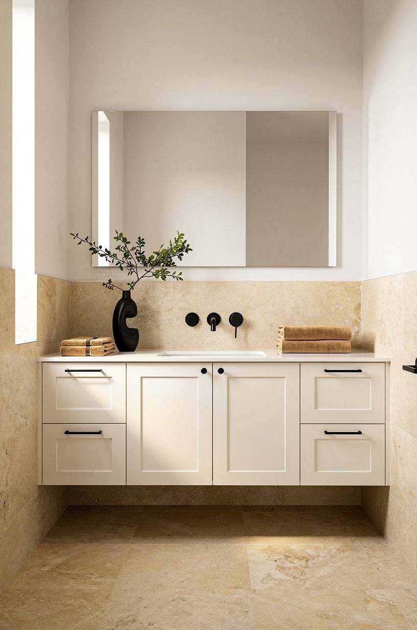Paint the vanity before replacing it