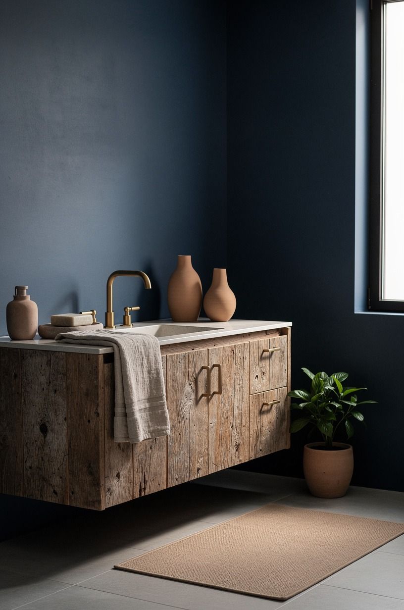 Paint the Walls in a Deep Blue with Warm Undertones