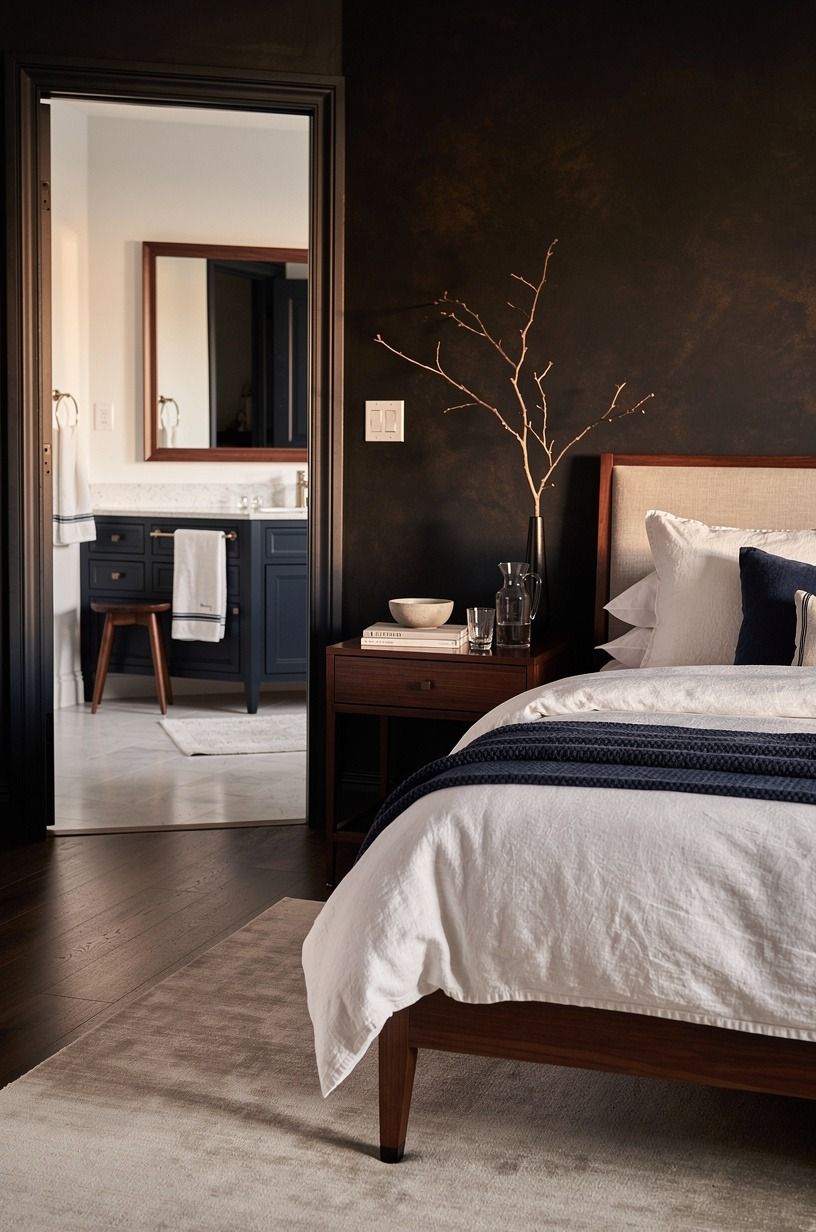 Pick a dark color with a warm undertone