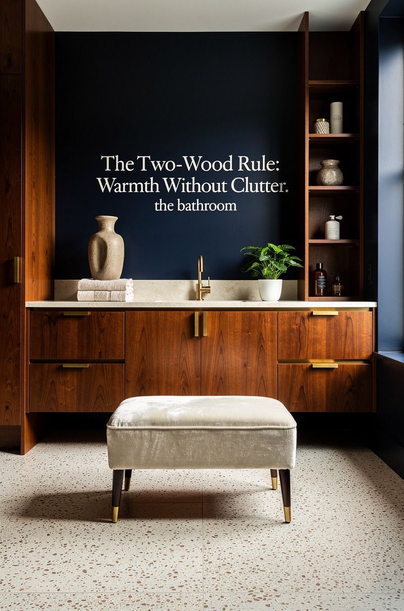 The Two-Wood Rule: Warmth Without Clutter