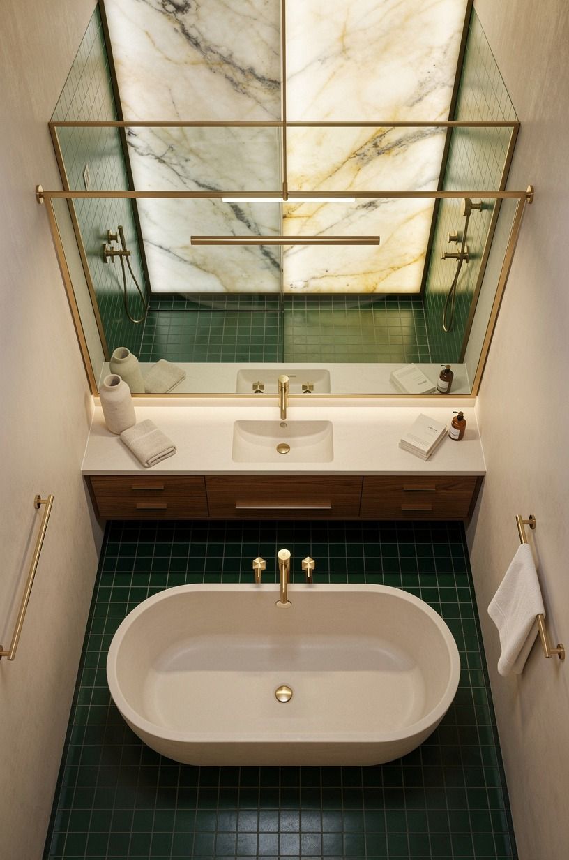 Tub in Front, Shower Behind: When Does It Work?