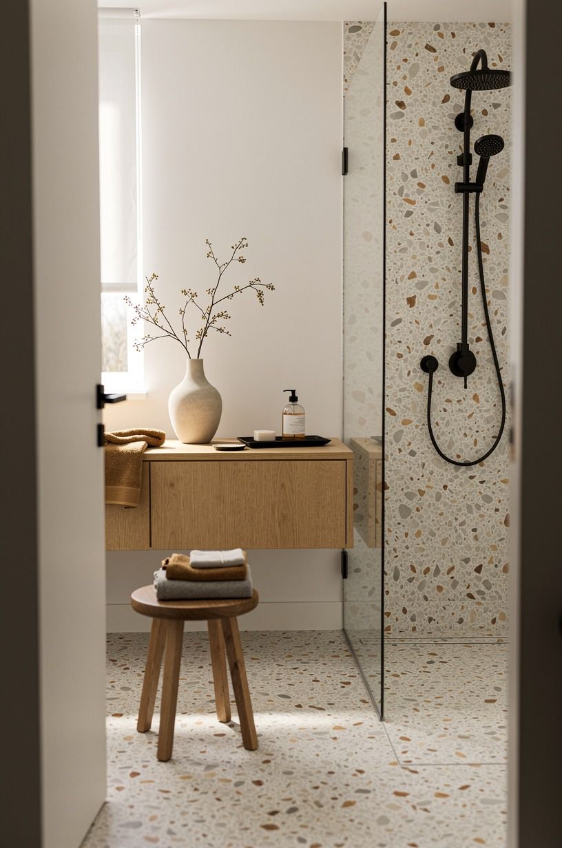 Frame the shower around a comfortable 36 x 36 in minimum
