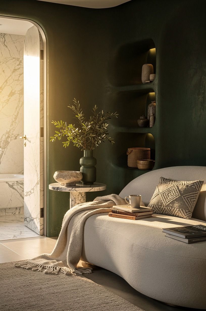 Style the room for a lived-in finish