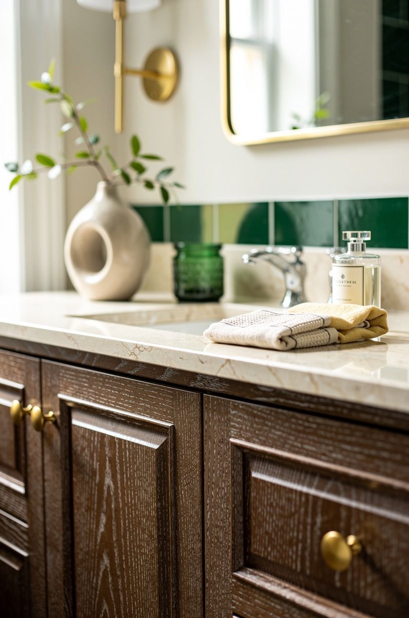Build the Brown Vanity Zone