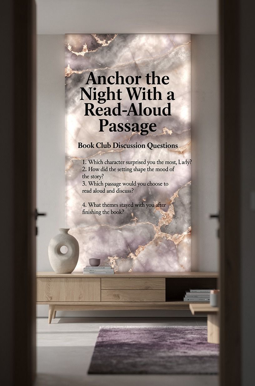 Anchor the Night With a Read-Aloud Passage