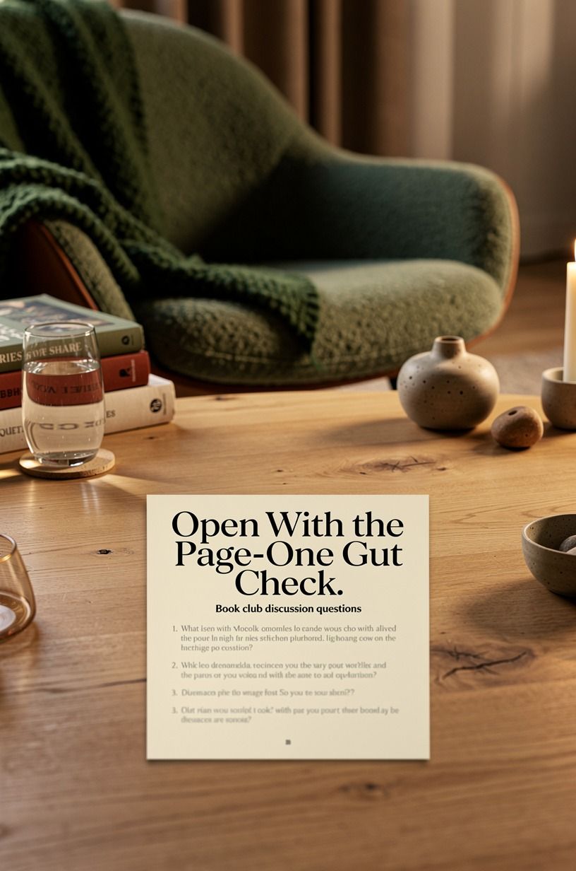 Open With the Page-One Gut Check