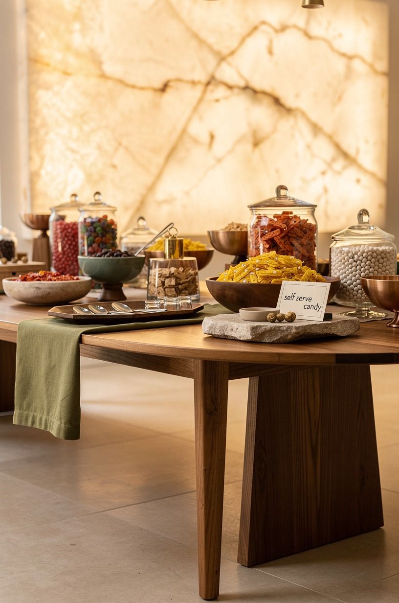 Build The Two-Wood Rule for a Warmer Candy Table