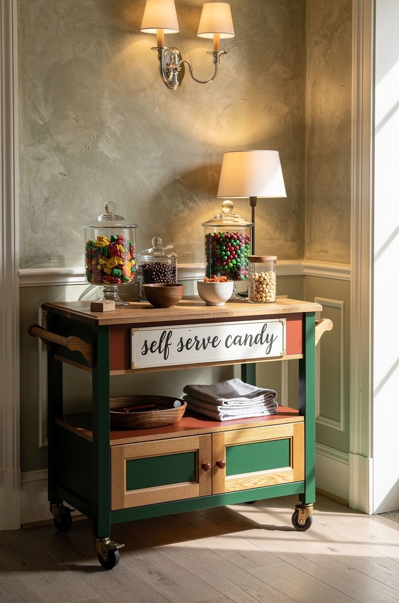 Float the Treat Cart Beside the Entry