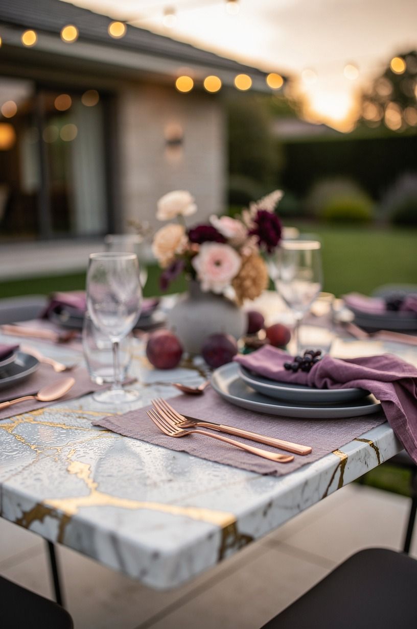 Float the Food Table Beside the House