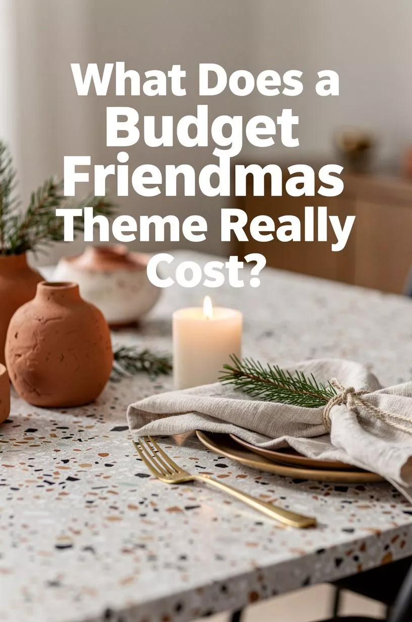 What Does a Budget Friendmas Theme Really Cost?