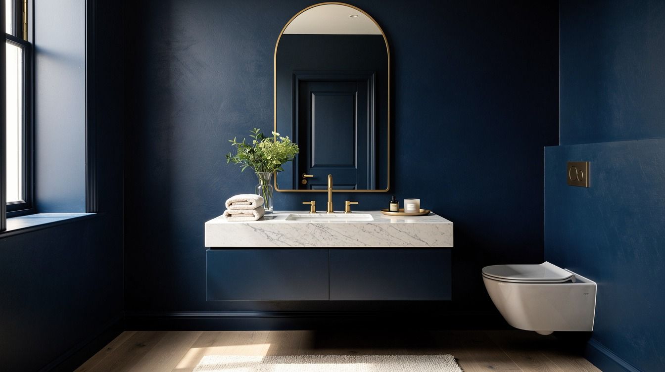 18 Reasons to Consider This Your Sign to Paint the Powder Room Dark