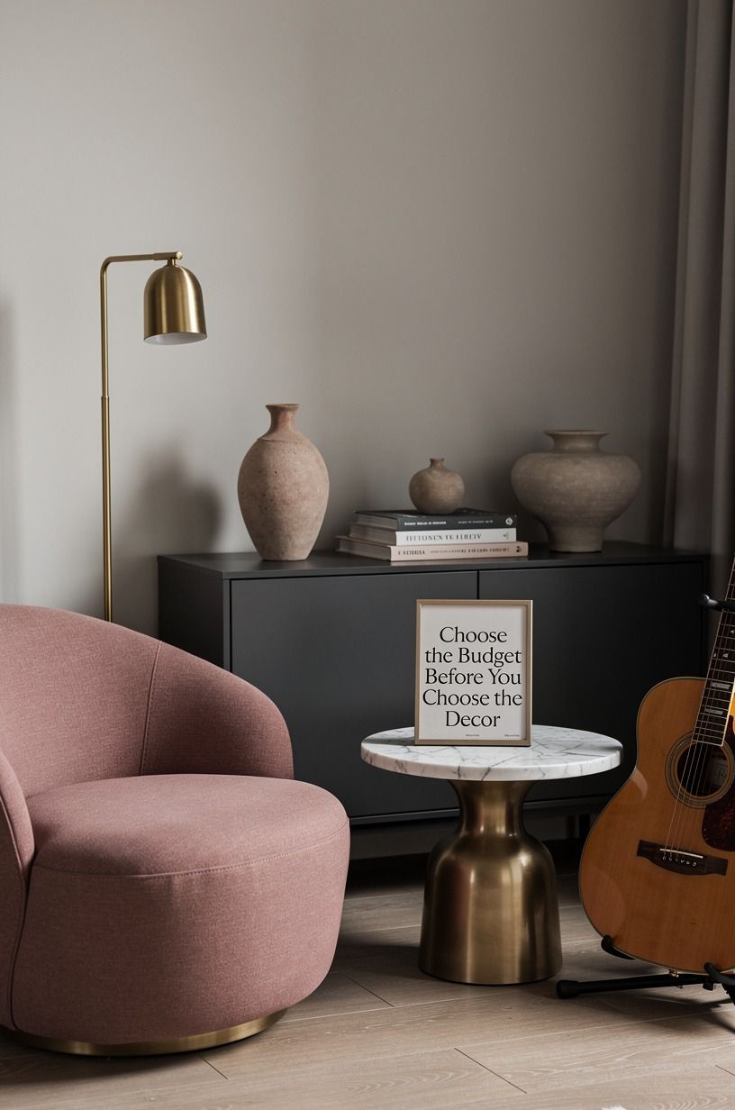 Choose the Budget Before You Choose the Decor