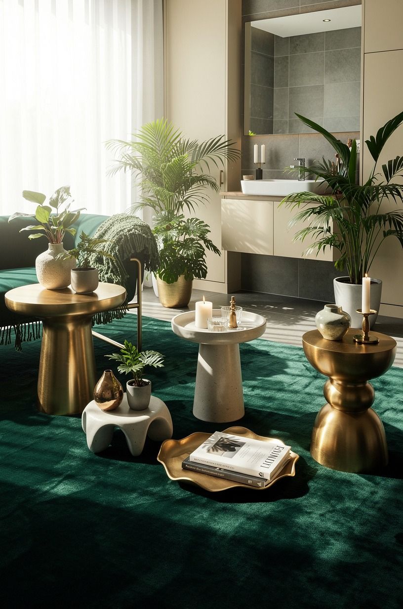 Layer plants and organic shapes