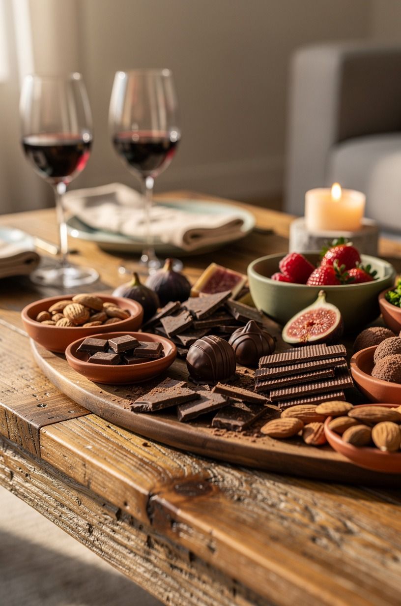 Finish with a chocolate board instead of another cheese board