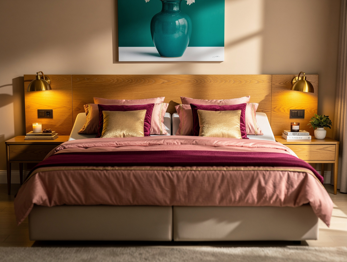 Realistic medium-shot home-decor photo of a couple’s bedroom with two adjustable
