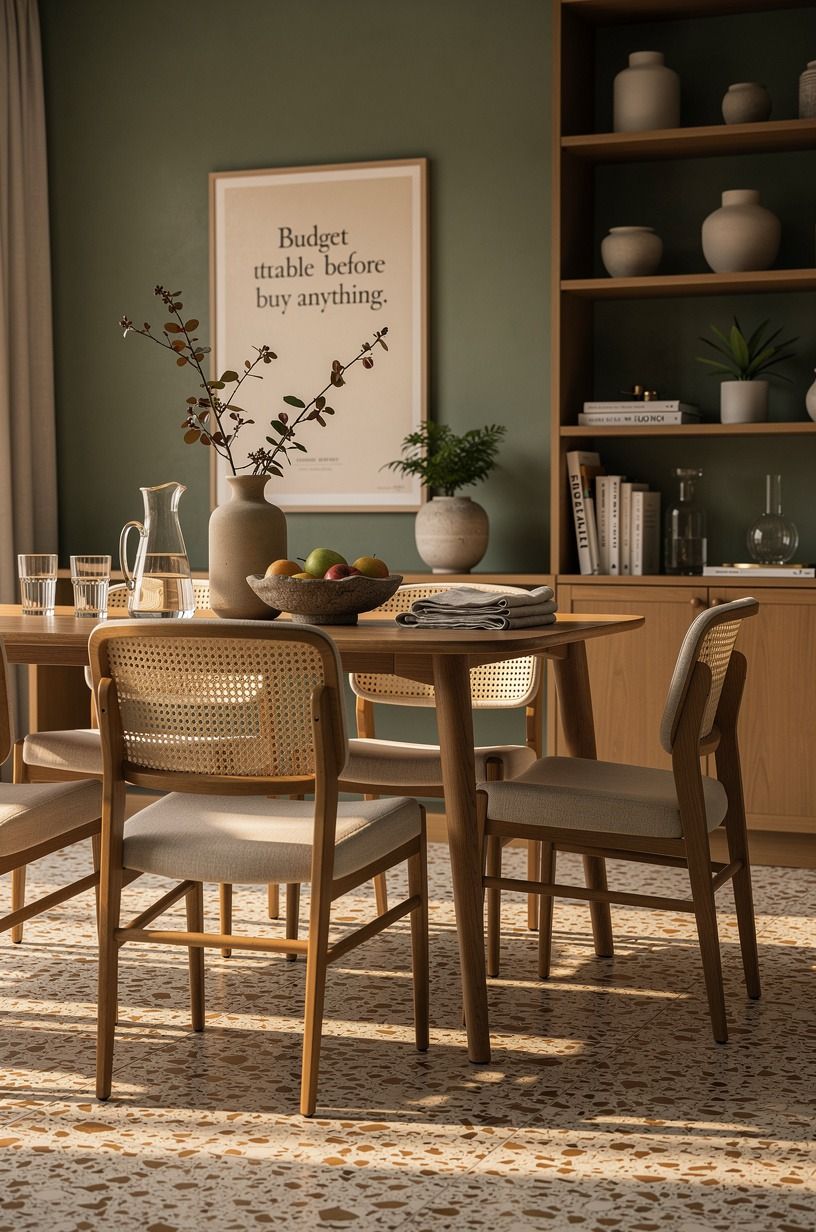 Budget the table before you buy anything