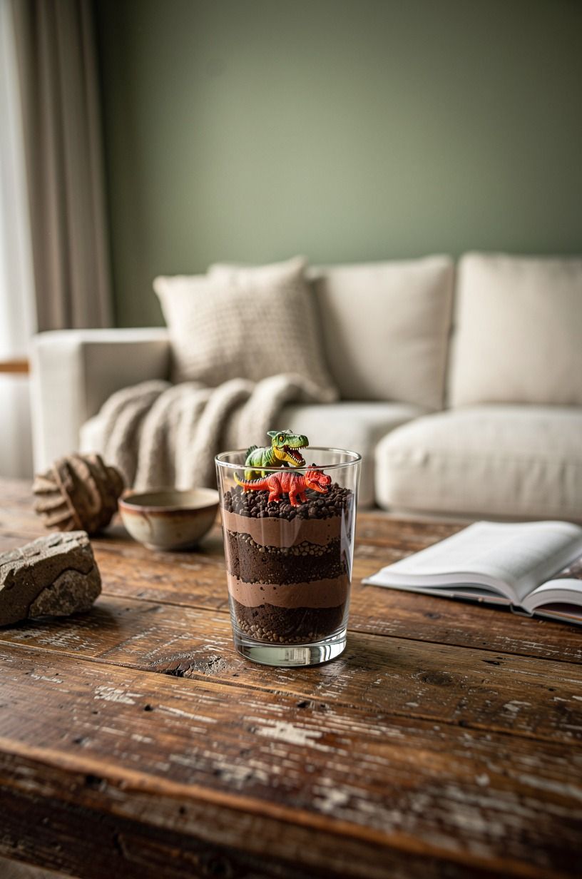 Layer the Volcano Dirt Cup