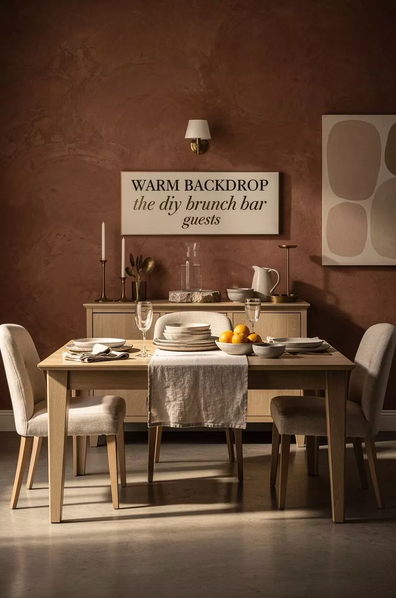 Paint the Warm Backdrop