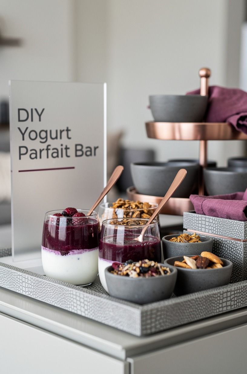 Set the DIY Yogurt Parfait Bar