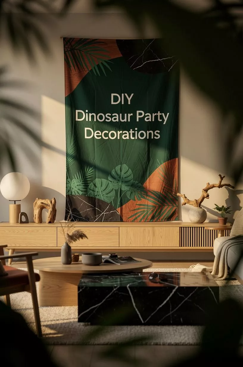 Hang a jungle banner instead of a plastic sign