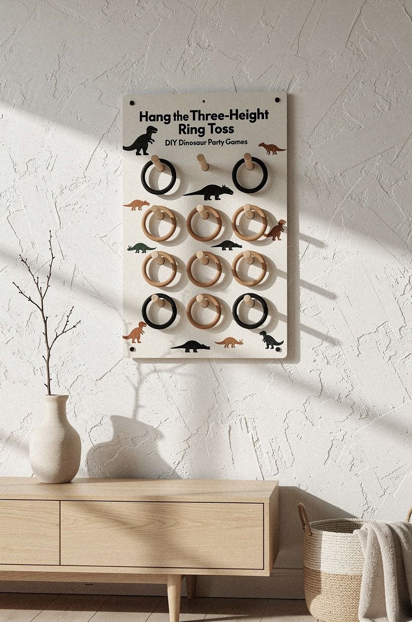Hang the Three-Height Ring Toss