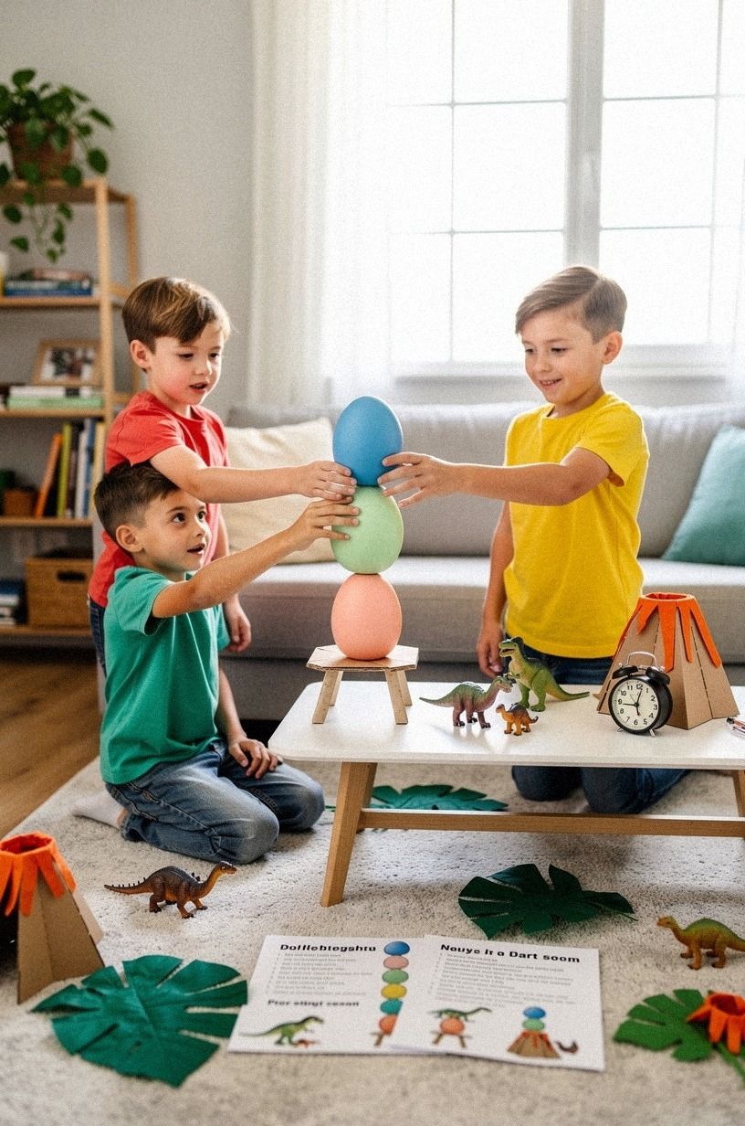Layer the Three-Color Egg Ladder