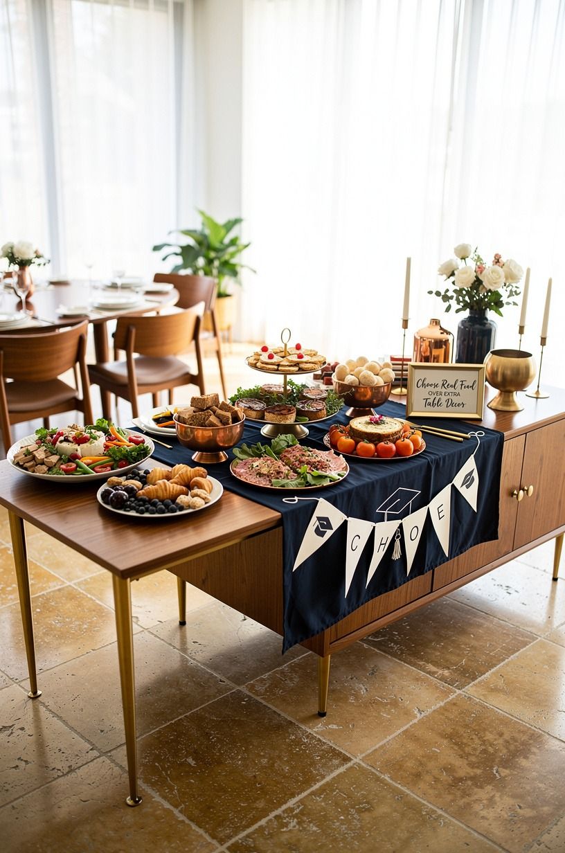 Choose Real Food Over Extra Table Decor