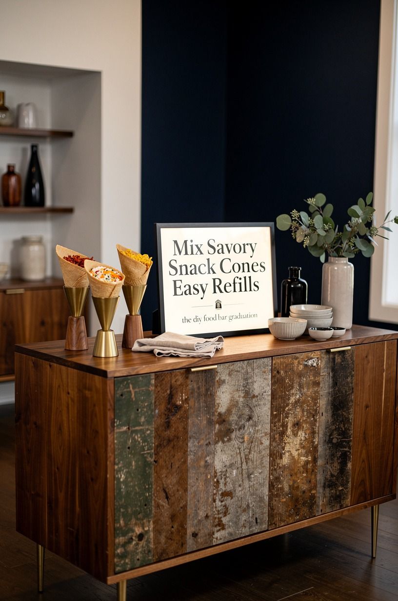 Mix Savory Snack Cones for Easy Refills